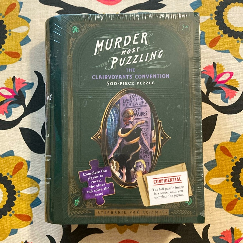 Murder Most Puzzling 500 piece puzzle jigsaw New Sealed